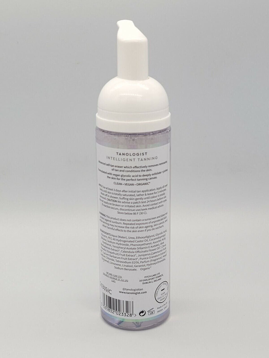 Tanologist Tan Eraser Primer - Hydrating Full Body Skin Remover 6.76 Oz