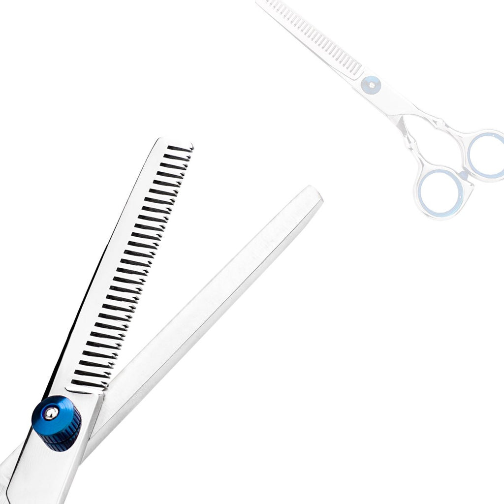 Professional Hair Cutting Kit with 2 Scissors & Accessories for Home & Salon Use