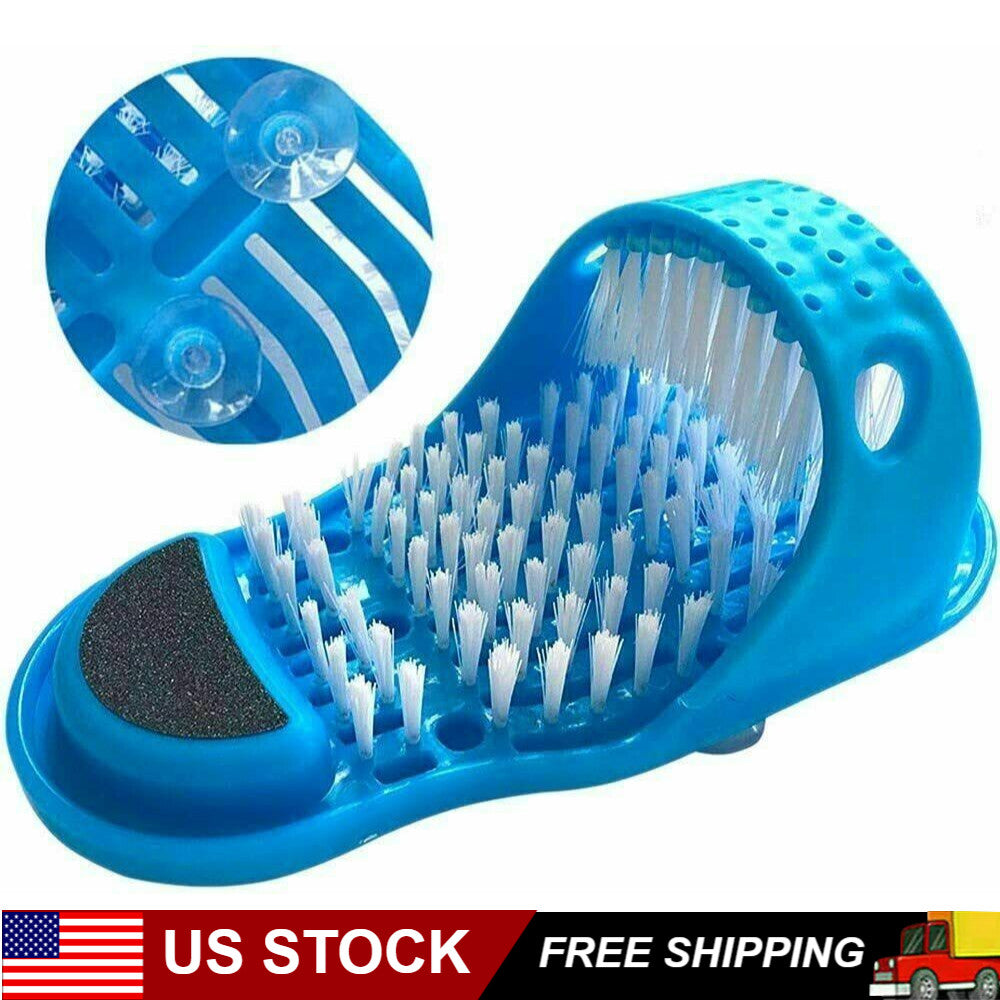 Foot Scrubber Exfoliating Massager Slipper Brush for Foot Care