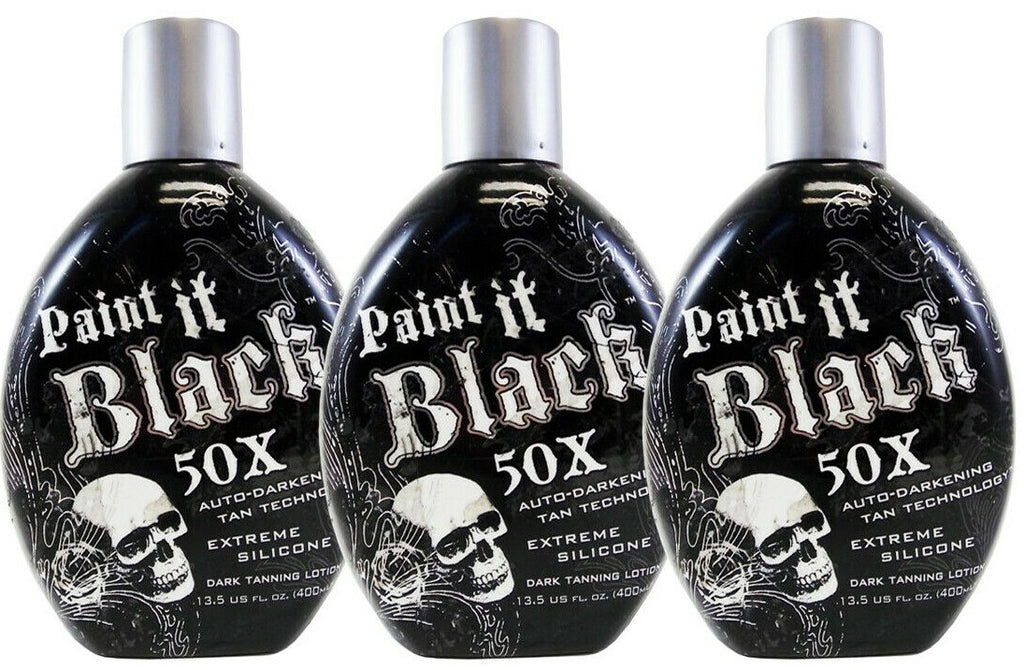 Dark Tanning Lotion 50X Auto-Darkening Bronze Moisturizer - Pack of 3
