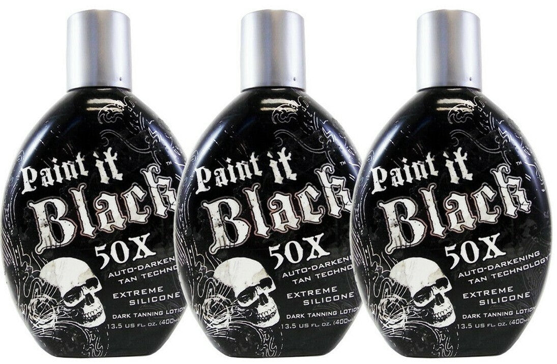 Dark Tanning Lotion 50X Auto-Darkening Bronze Moisturizer - Pack of 3