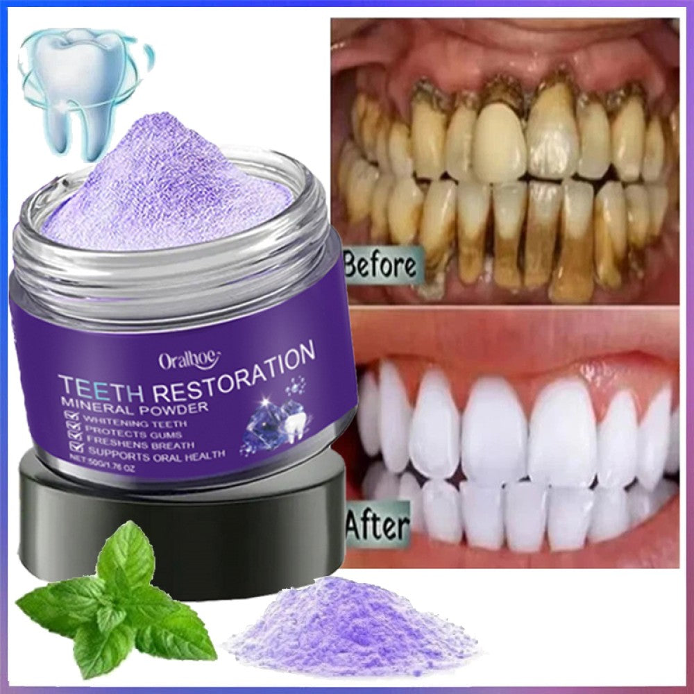 Powder Natural Mineral Toothpaste for Brightening & Fresh Breath 50g