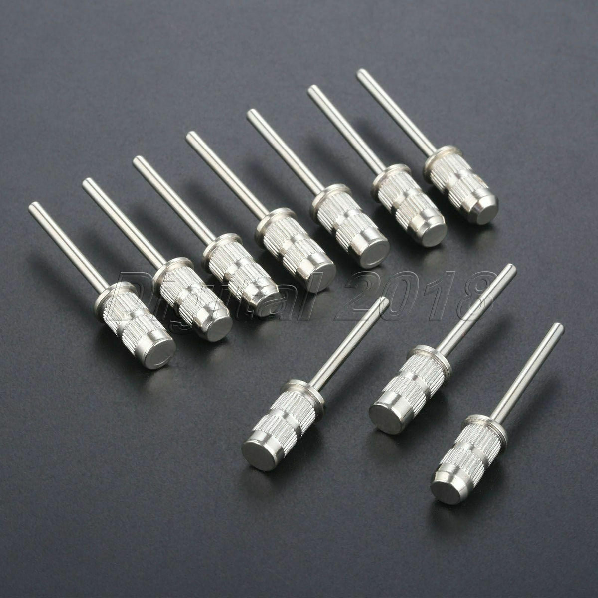 Nail Drill Mandrel Bits Set for Manicure Pedicure Sanding Grinding - 10pcs