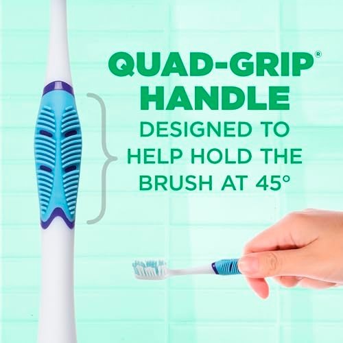 Sensitive Toothbrush with Ultra-Soft Bristles & Ergonomic Handle - 2 Pack