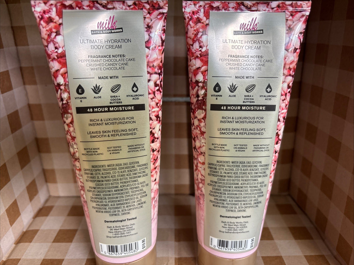 Peppermint Bark Truffle Body Cream Set - Bath & Body Works