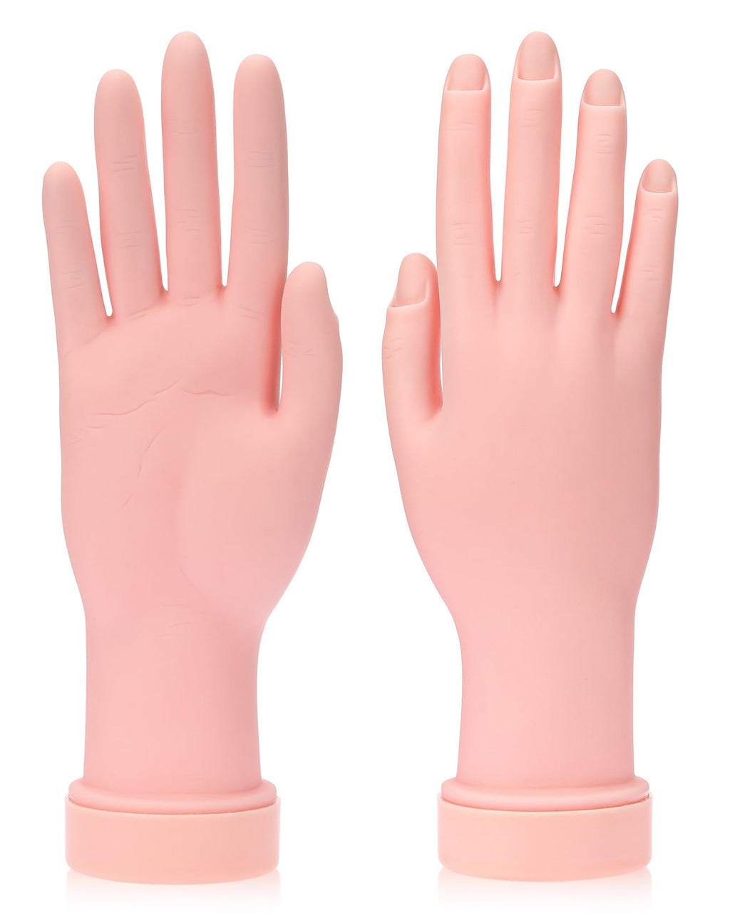 Practice Hand for Acrylic Nails - Flexible Mannequin Hand Set for Nail Art