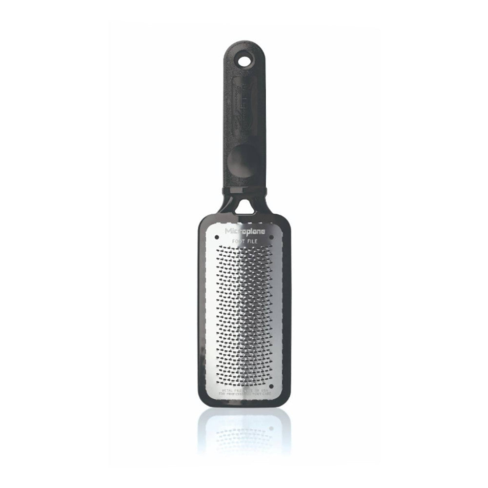 Foot File Pedicure Rasp Callus Remover with Micro-File Surface - Black