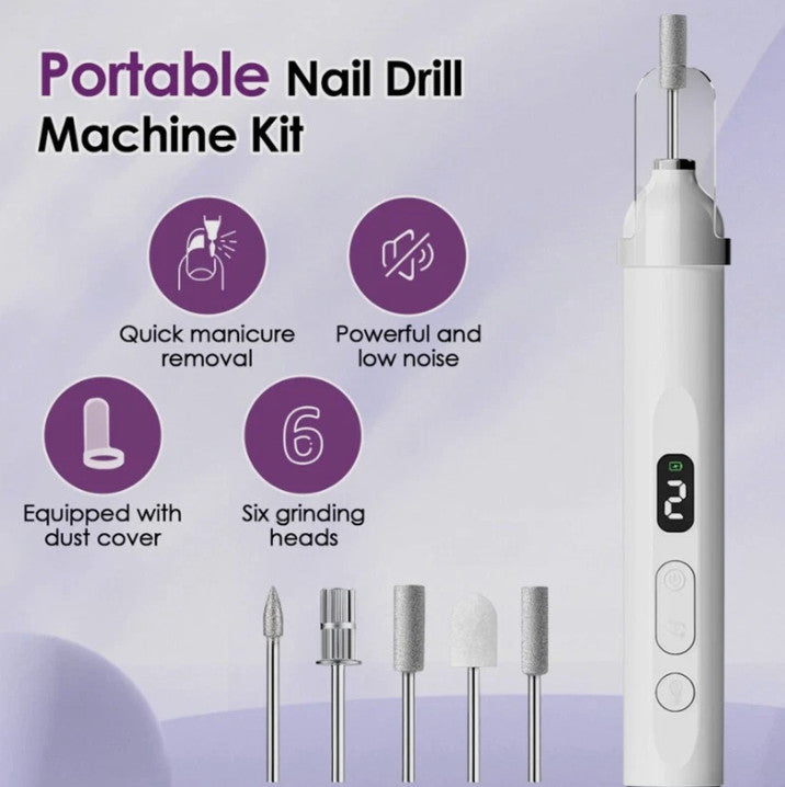 Electric Toenail Grinder Set for Thick Nails Manicure Pedicure