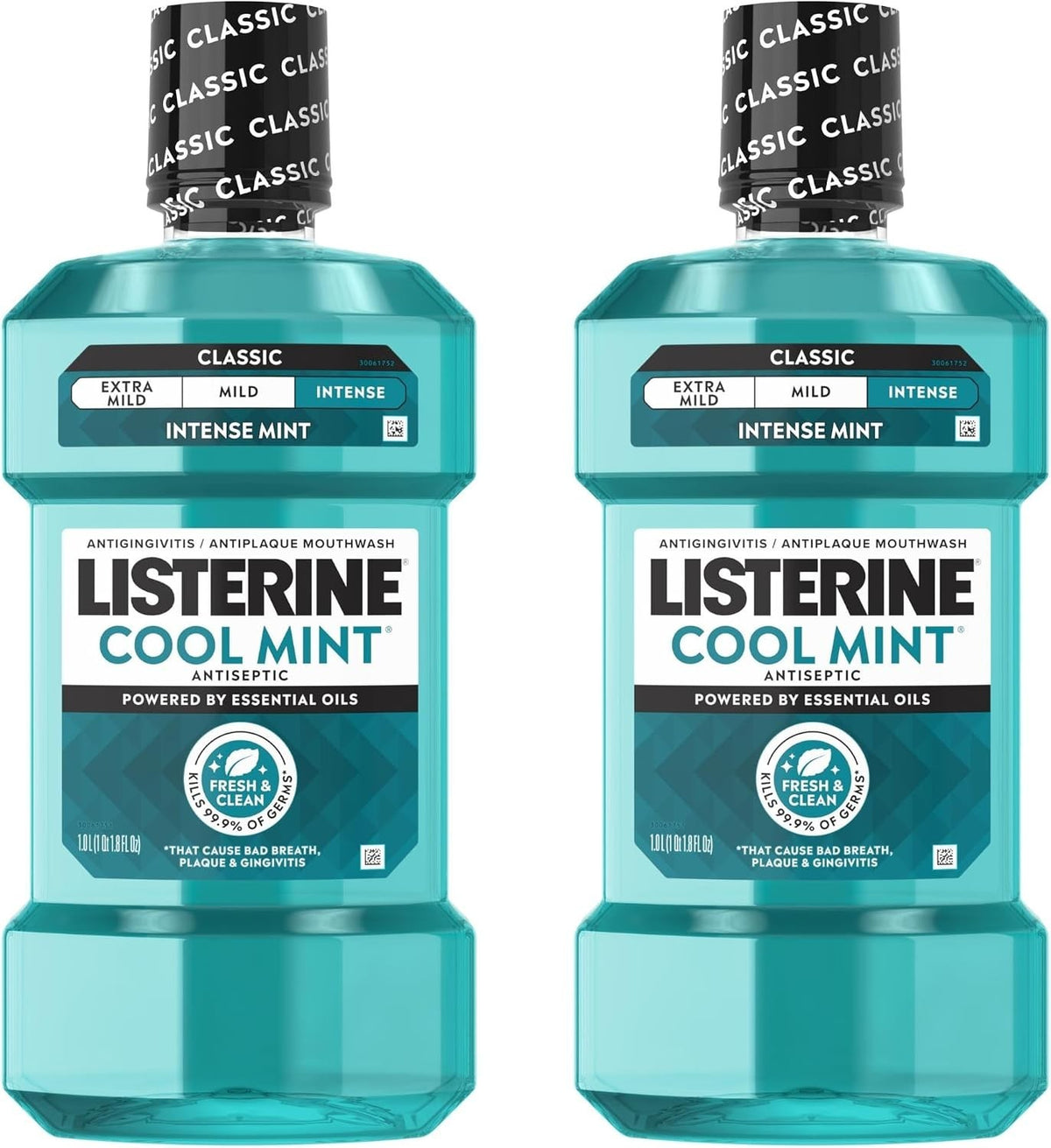 Antiseptic Mouthwash with Cool Mint Flavor - 1.5L 2-Pack