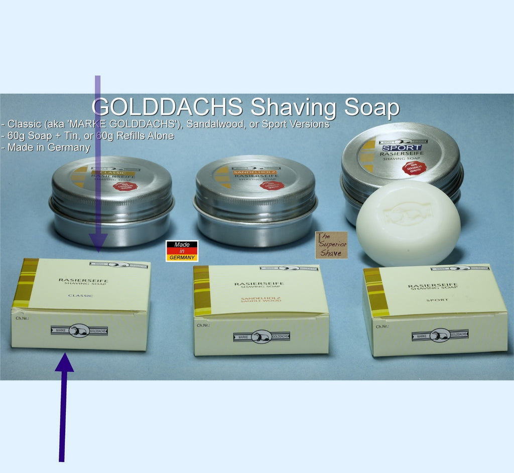 Hard Milled Shaving Soap in Aluminum Tin - Classic High Alpine Scent, Made in Germany