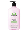Dark Red Cherries Moisturizer - 17oz Hydrating Body Lotion with Hemp Seed Oil