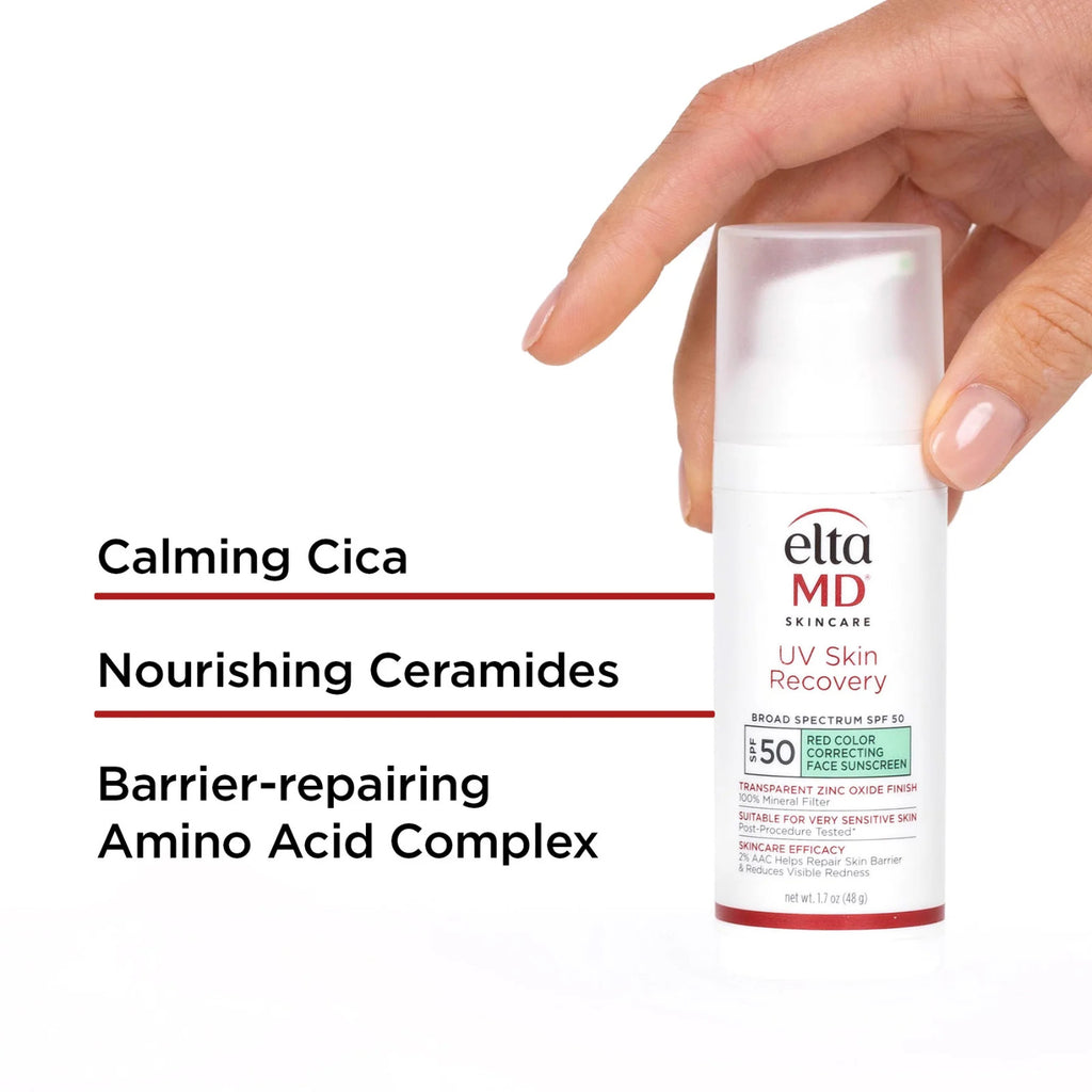 Elta MD UV Skin Recovery Red Correcting SPF 50 Green Tint 1.7oz