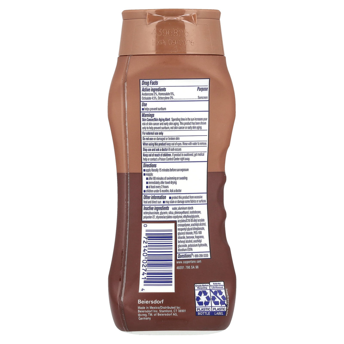SPF 8 Tanning Sunscreen Lotion - Water Resistant, Moisturizing, Broad Spectrum, 8 fl oz