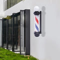 32-Inch LED Rotating Barber Pole Sign for Hair Salons Outdoor Rainproof