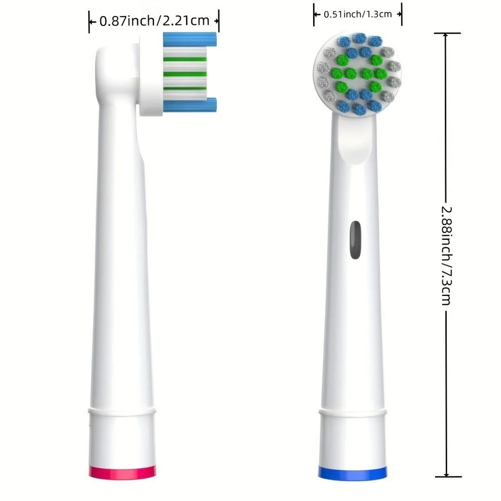 Electric Toothbrush Replacement Brush Heads for Oral-B - Multiple Quantities