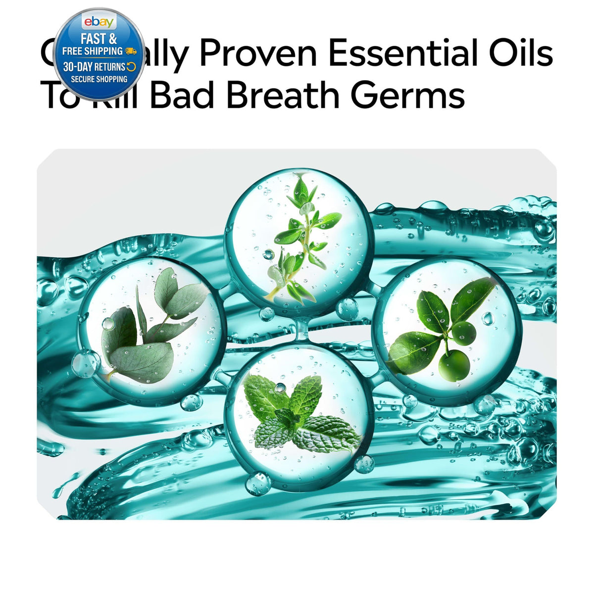 Antiseptic Mouthwash for Fresh Breath and Gum Care - 8.5 Fl Oz