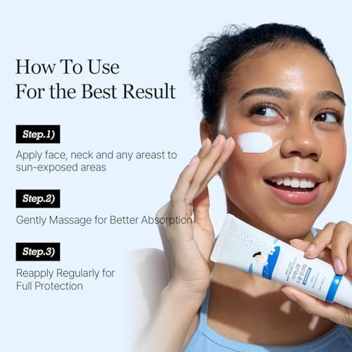 SPF 45 Sunscreen for Face UV Protection Hydrating 2-Pack