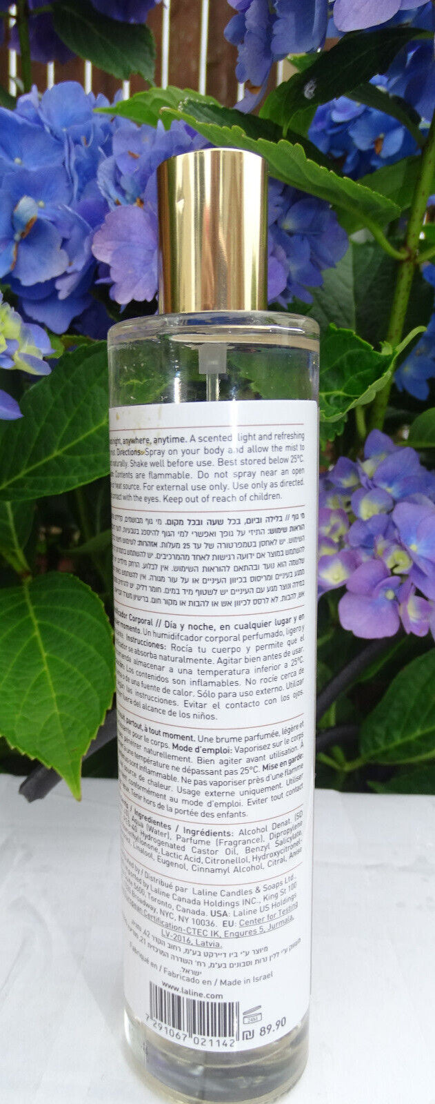 Peony Gardenia Body Mist 100ml - Floral Fragrance Spray for Women