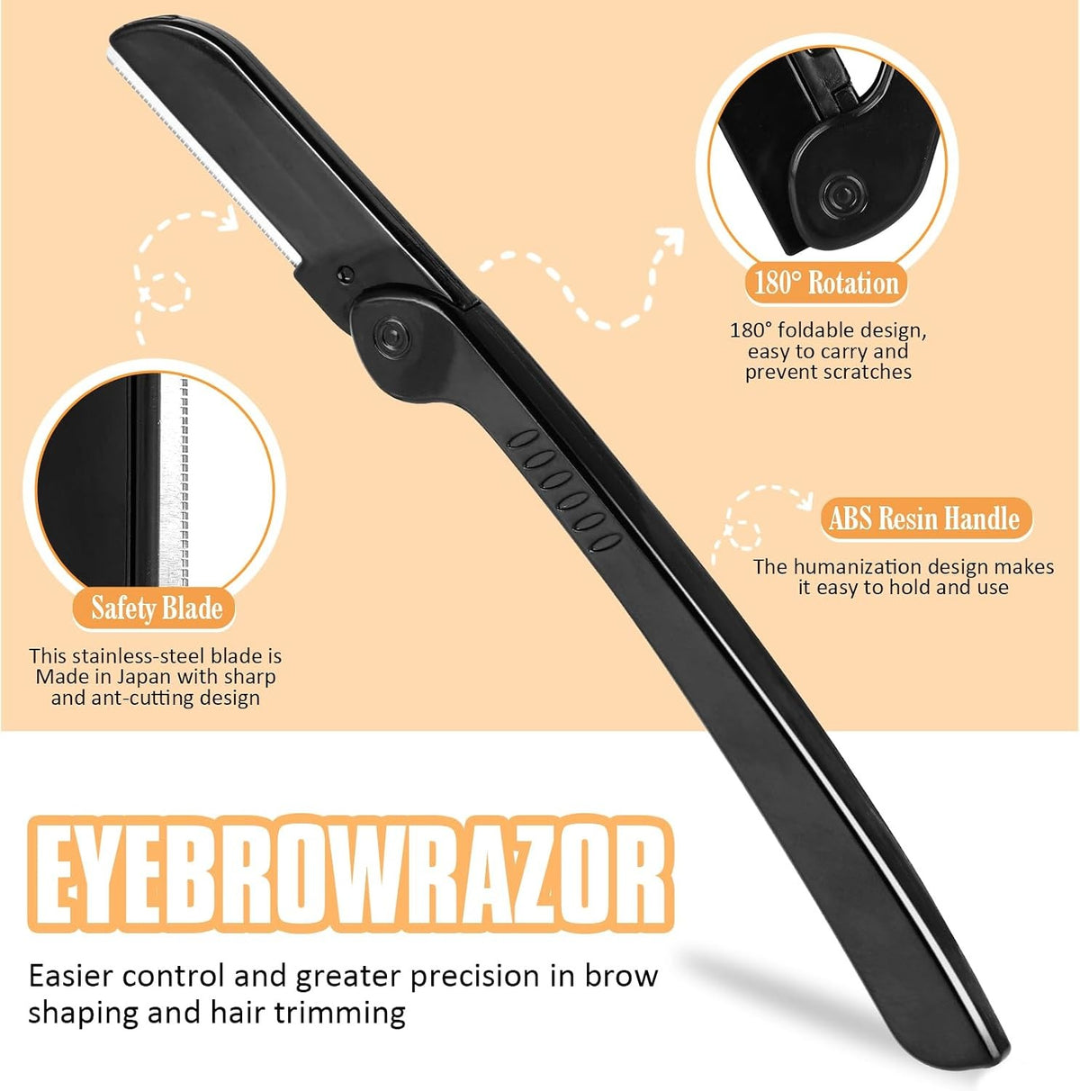 9-Piece Stainless Steel Tweezers and Nail Clippers Set with Leather Case