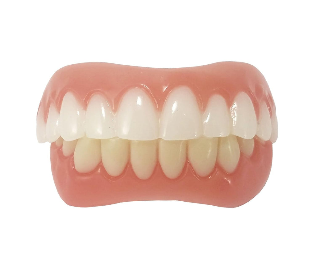 Small Instant Smile Teeth Set - Temporary Cosmetic Veneer for Top & Bottom