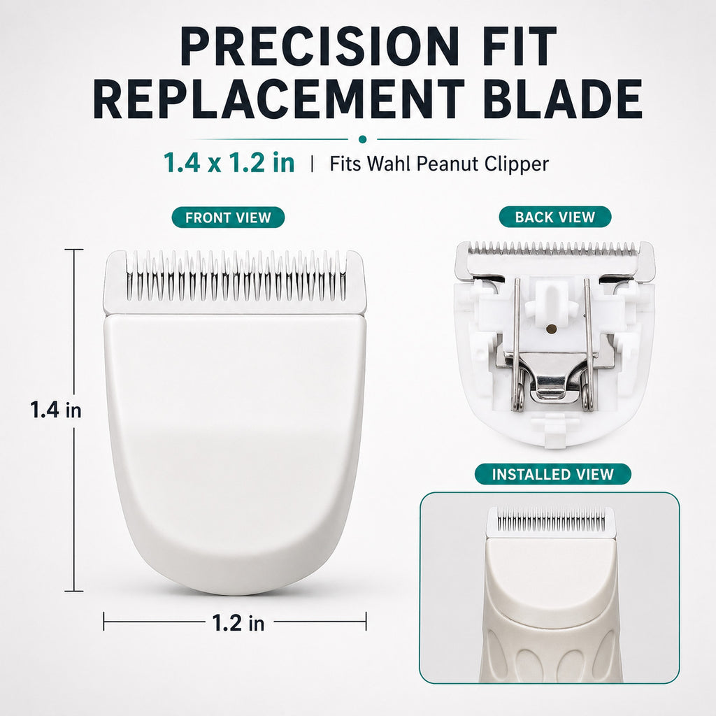 Replacement Blades for Wahl Peanut Clippers Trimmers 2 Pack