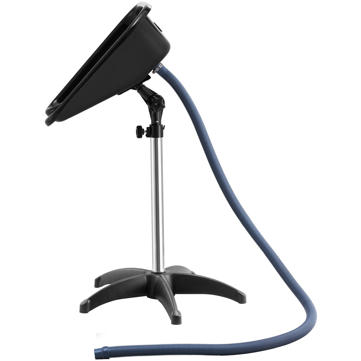 Portable Shampoo Basin with Adjustable Height & Drain Hose for Salon & Home