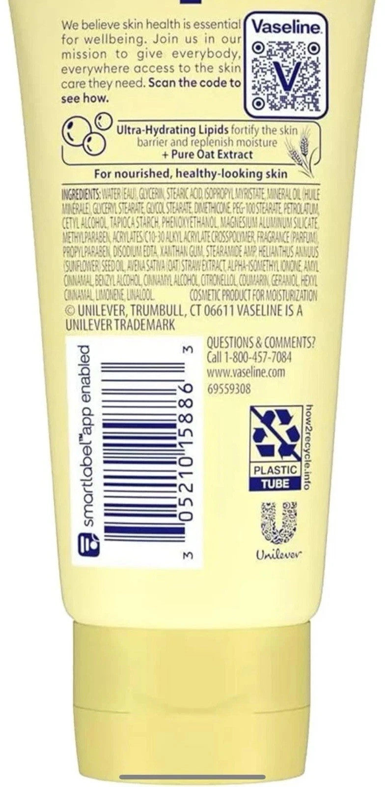 2 Pack Vaseline Intensive Care Healing Hand & Body Lotion 2oz - Deep Moisturizer