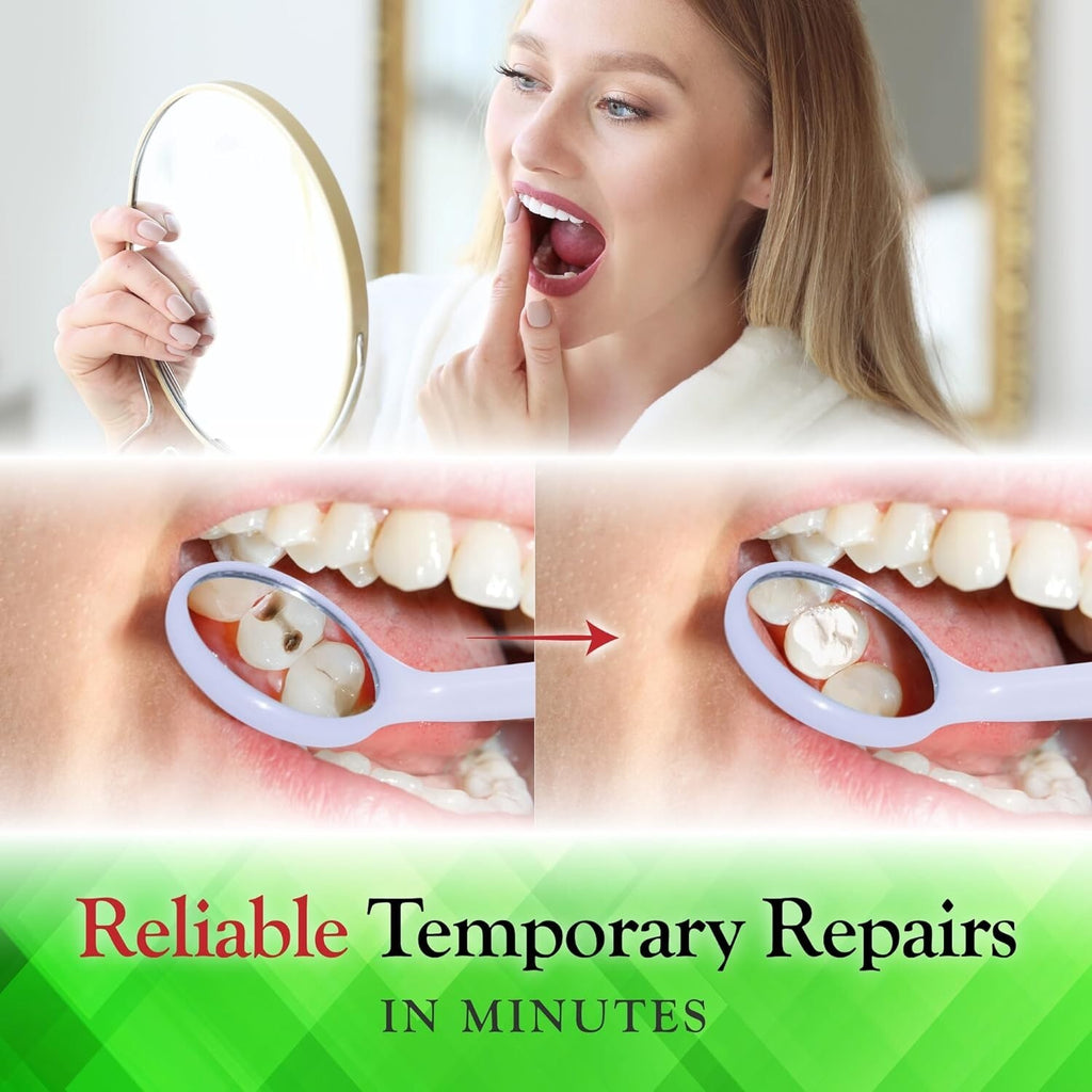 Emergency Dental Repair Kit with Dental Cement for Crowns & Bridges