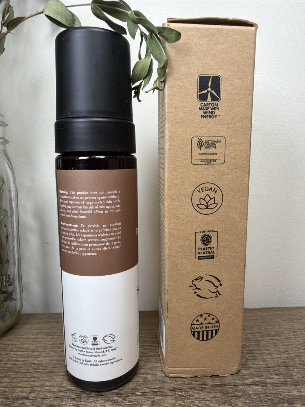 Self Tanner Mousse Extra Dark - Natural Sunless Tan, 7.5 fl oz