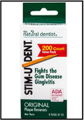 Stim-U-Dent Plaque Removers Mint Flavor 24 Packs of 25 Picks - Soft Wooden Dental Picks