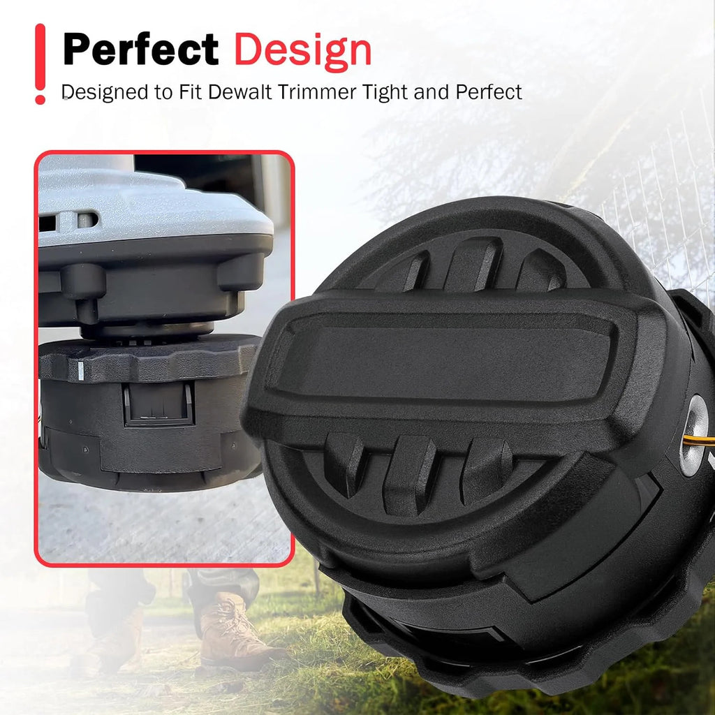 Replacement Weed Trimmer Head Cap for Dewalt String Trimmers - DWO1DT995