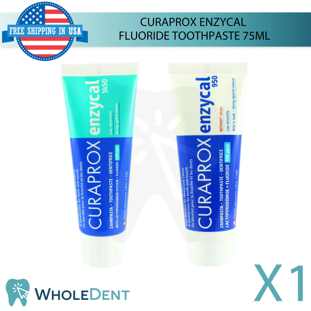 Gentle Fluoride Toothpaste for Daily Oral Hygiene 75ml - Enzymes & Saliva Support