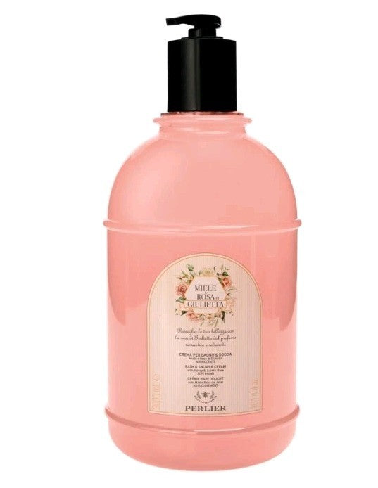Perlier Honey Juliet's Rose Bath Shower Cream 3L - Moisturizing & Luxurious