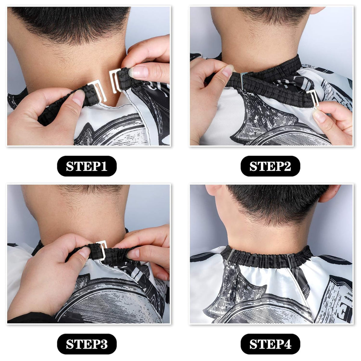Professional Hair Cutting Cape 2 Pack - Salon Barber Hairdressing Cloaks