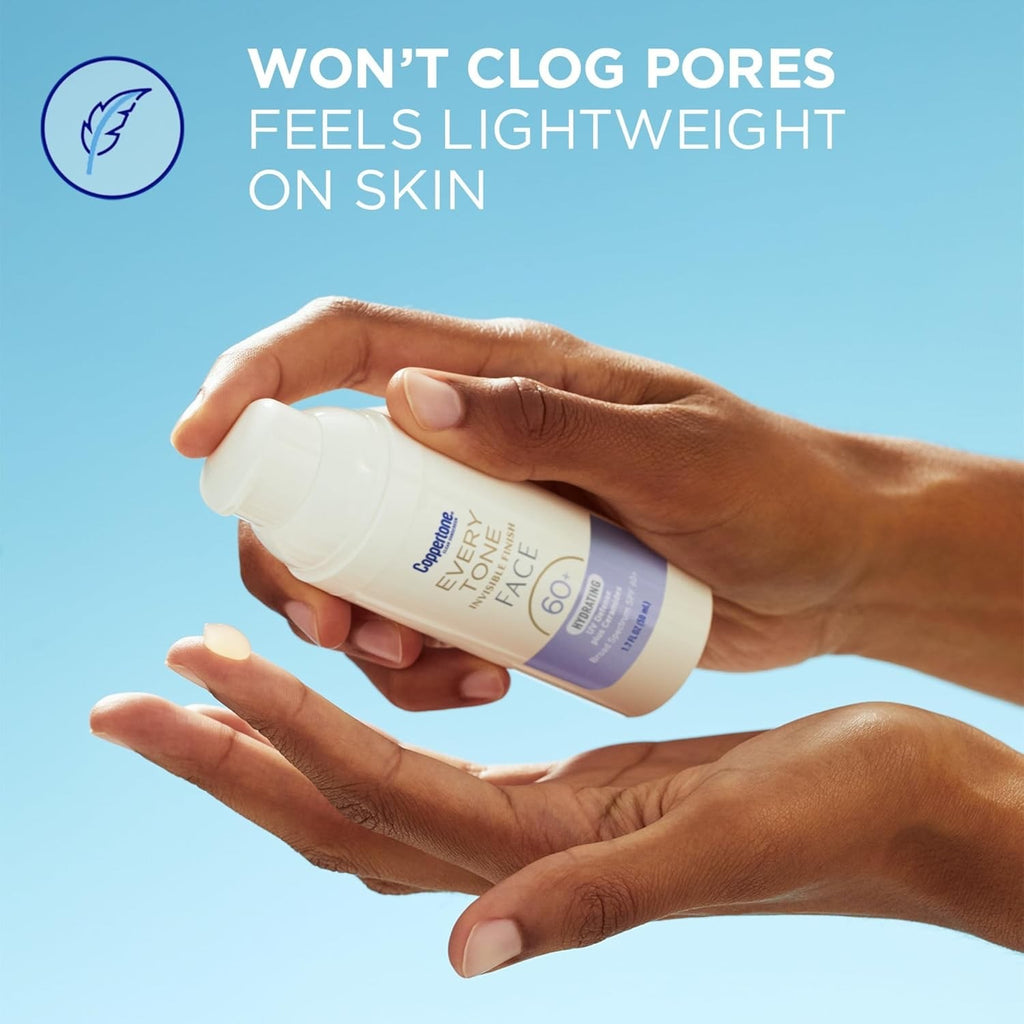 SPF 60+ Hydrating Face Sunscreen with Ceramides 3-Pack - Invisible Finish