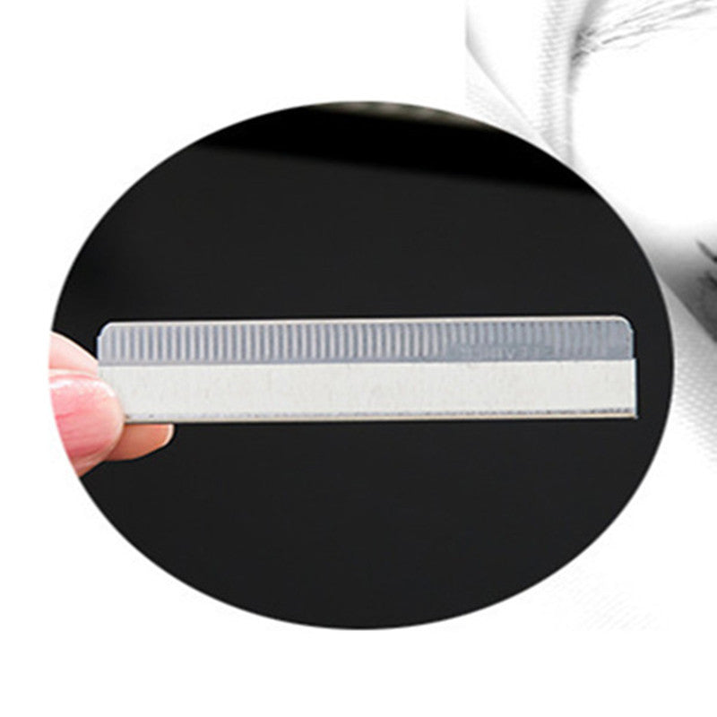 10 Blades Super Feather Razor for Eyebrow Hair - Platinum Coated Edge, Japan Made