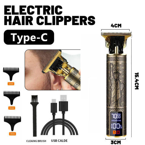 Cordless Beard Hair Trimmer for Men, Zero Gapped Edgers & Clippers
