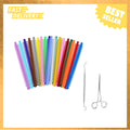 Multicolor Orthodontic Ligature Ties Kit Rubber Bands for Braces DIY Replacement