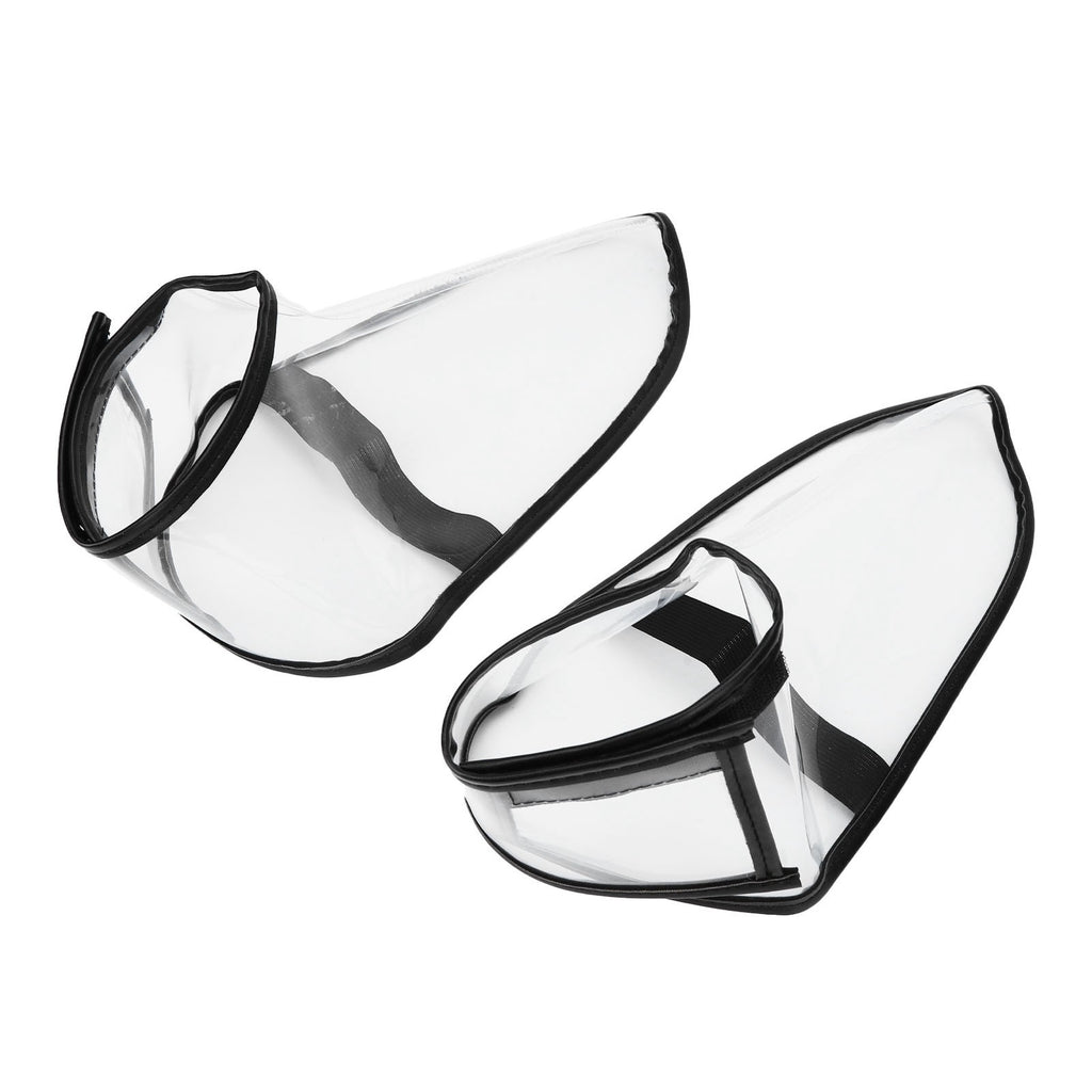 Reusable Folding Hairdresser Shoe Covers - Transparent Waterproof Salon Footwear Protection