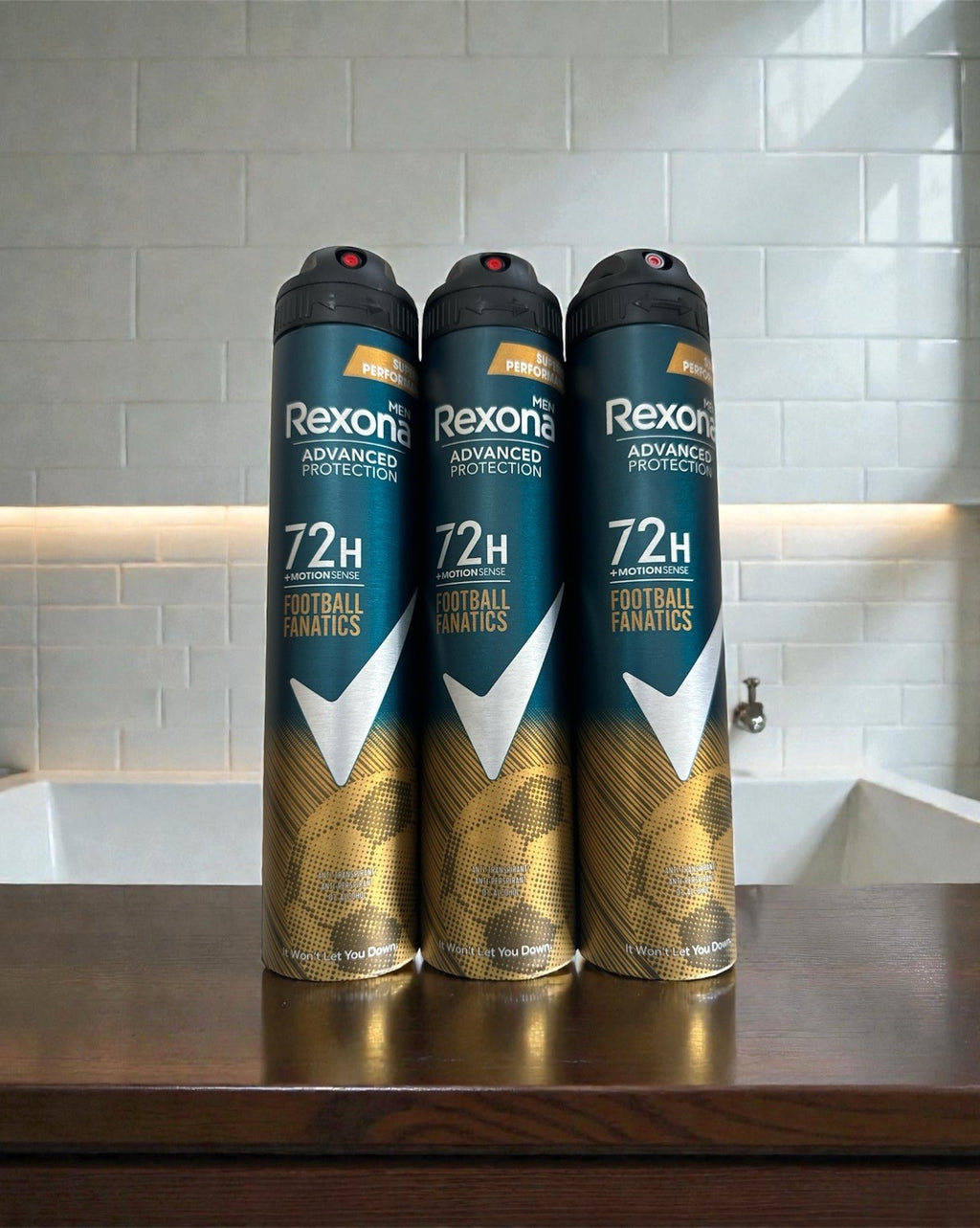 Rexona Men 72HR Football Fanatics Anti-Perspirant Deodorant 200ml