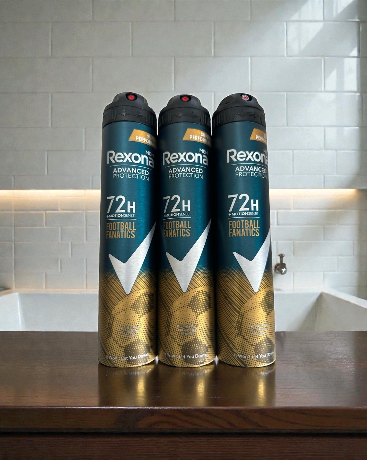 Rexona Men 72HR Football Fanatics Anti-Perspirant Deodorant 200ml