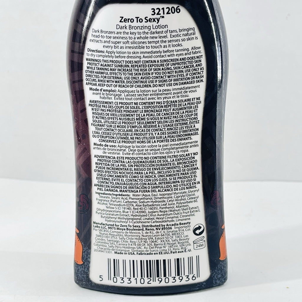 Dark Ultra Bronzing Tanning Lotion 8 oz - Indoor Sunless Tanning