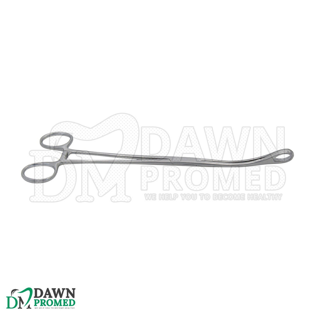 Sponge Forceps 7" Curved Smooth Jaws Hemostat - Medical Grade Stainless Steel