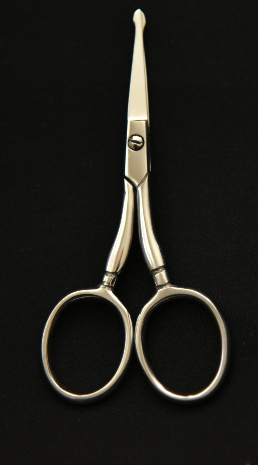 Eyebrow Nose & Ear Hair Trimming Scissors 3.5" Rounded Tip Stainless Steel