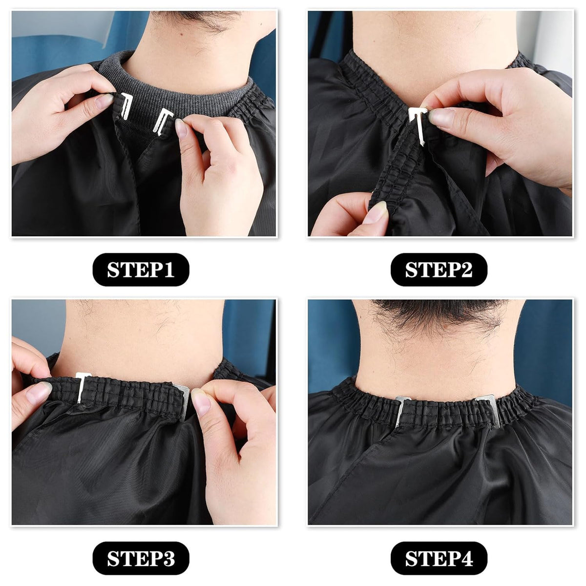 Professional Barber Capes for Haircutting with Adjustable Design and Viewing Window
