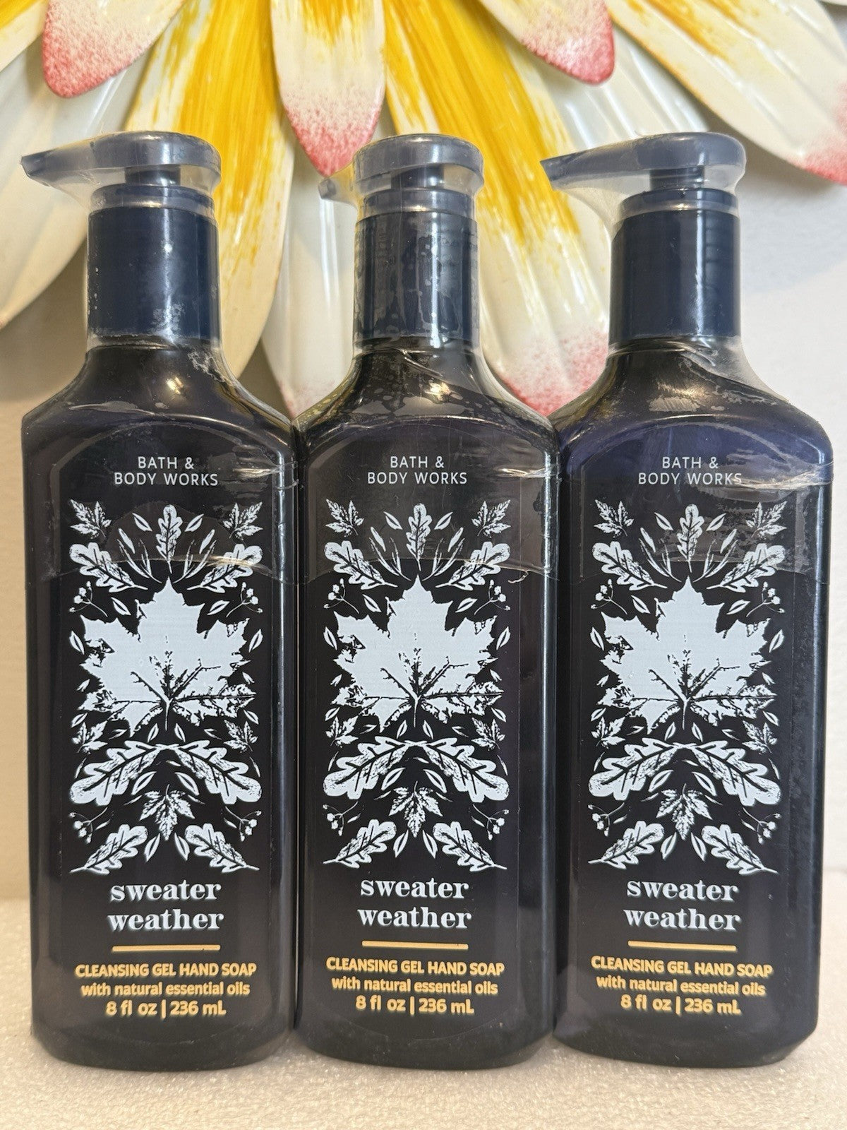 Bath & Body Works Sweater Weather Hand Soap 3-Pack - Liquid Cleansing Gel
