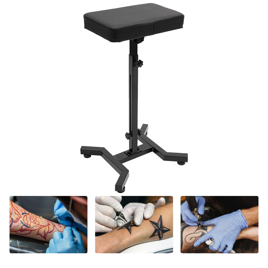 Heavy Duty Adjustable Tattoo Armrest Stand with Ergonomic Padding