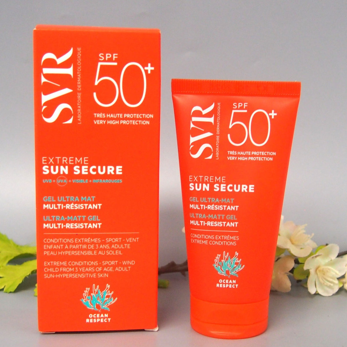 SVR Sun Secure Extreme SPF50+ Ultra-Matt Gel 50ml - High Resistance Sun Protection