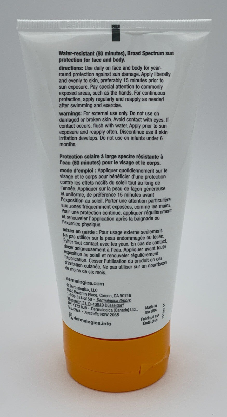 Dermalogica SPF 50 Broad Spectrum Sport Sunscreen 5.3 Oz - Water-Resistant