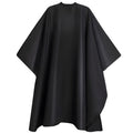 Waterproof Barber Cape for Men & Women - Large 64 x 56 Inches, Adjustable Neck, Black